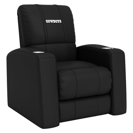 Dreamseat Home Theater Recliner with  Dallas Cowboys Secondary Logo XZ418301RHTCDBLK-PSNFL20041